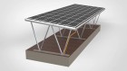 W Type Solar Carport Mount